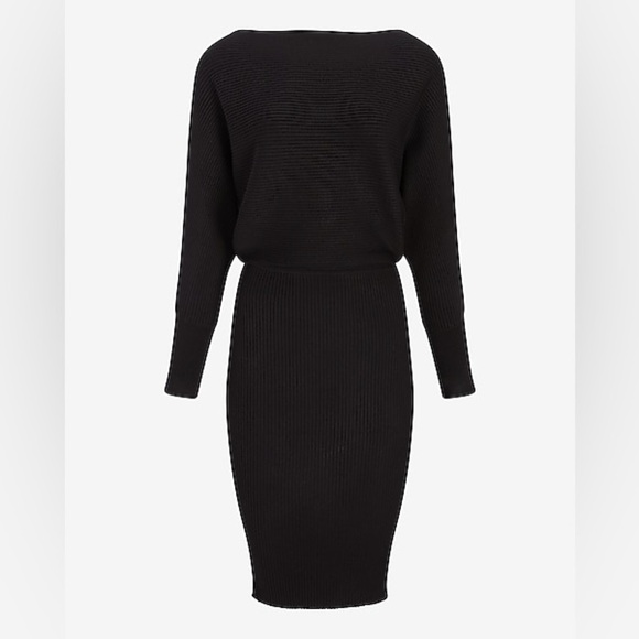 Express Off the Shoulder Midi Sweater Dress Size XL NWT - Picture 3 of 10